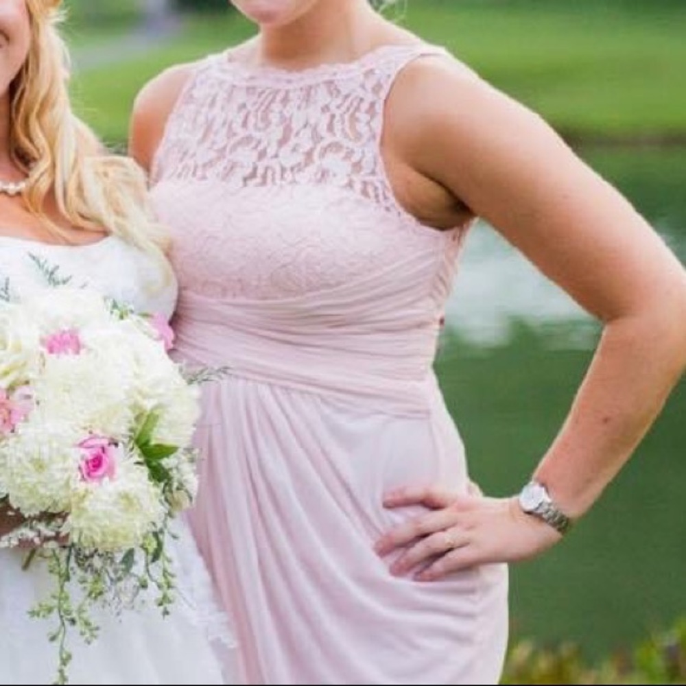 DAVID’S BRIDAL Lace Bridesmaid Dress